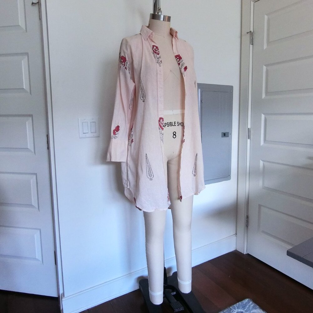 Resha India Hand Block Printed Matching Set (Tuni… - image 3